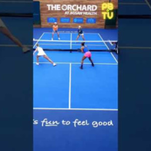 Crazy wild pickleball point #pickleball #shorts