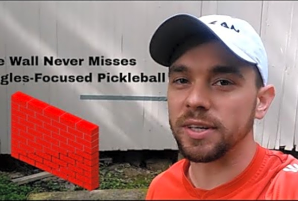 Practicing Pickleball alone? - Hitting against a Wall