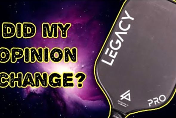 Legacy Pro Pickleball Paddle 30 Day Review/Recap: Did Anything Change?