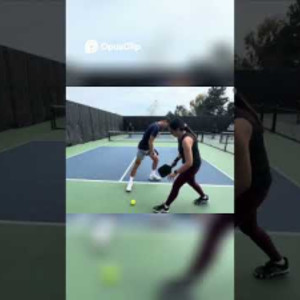 pickleball Match Begins Intense Rally &amp; Serve Preparation! Game On!