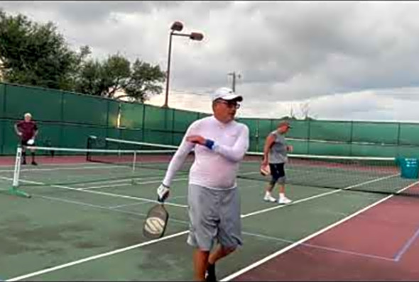 Mexico Beach Pickleball. Marathon game!