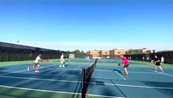 Jim/Ganesh vs Jay/Rick- Mens Silver Medal match! 3.5 above! Brighton Pickleball League