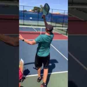 Pickleball Serve tip part 2 by Helle Sparre from Dynamite Doubles