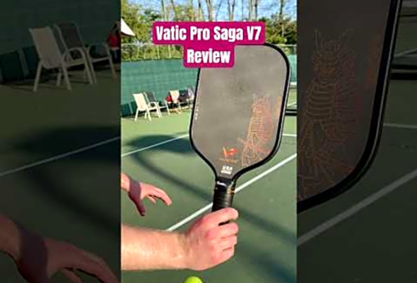 Best New Gen Pickleball Paddle?! Vatic Pro Saga V7 Paddle Review #sports #tournament #best