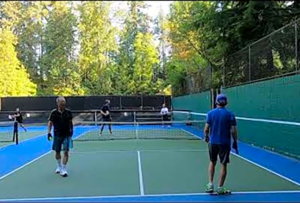 GH010271 Pickleball play at Murdo Frazer park in North Vancouver