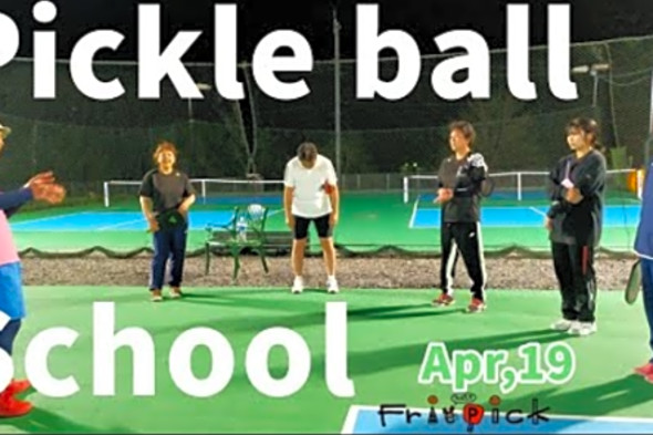 419Pickleball lesson in actionApr.19