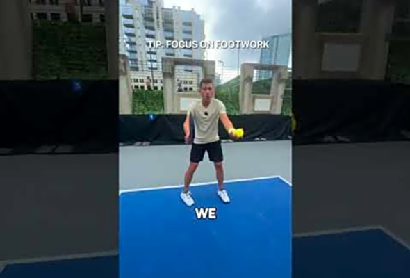 Backhand 3rd shot drop tips! #pickleball #tips #shorts