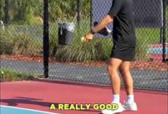 Pickleball #Shorts - 4 Most Important Singles Shots - Part 1