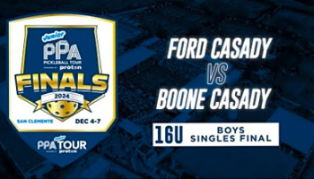 Ford Casady vs Boone Casady at the CIBC Junior PPA Finals