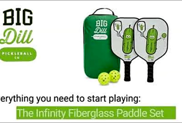 Big Dill Pickleball Co. Infinity Fiberglass Paddles Set