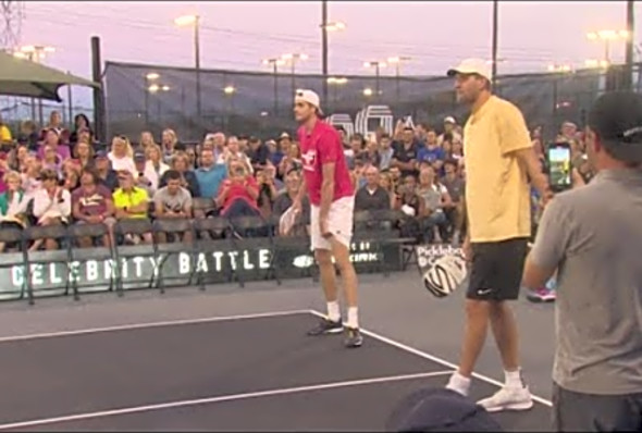 Dirk, Romo, other DFW sports tars play in pickleball pro-am