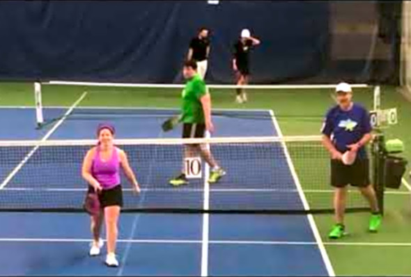 Umpqua Valley Winter Classic Tournament Mixed 4.5 Pickleball Hill/Pieratt vs The Hermans