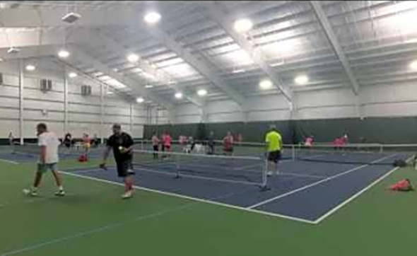 Dink 4 Pink Pickleball Mixer - Pro players playing with 3.5 and under players