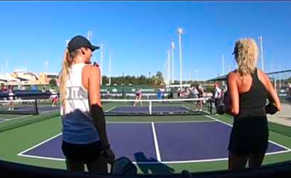 2018 USAPA Nationals Indian Wells WDS 3.5 Leone/Khadem Vs. West/Everett ( set 1 )