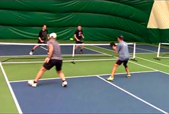 St Louis Advanced Pickleball Rec Play-Dylan Frazier/Zac Shook v Jason Wierzchucki/Rich Geenen