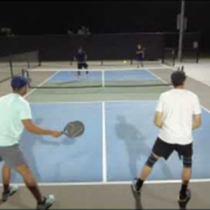 Night Pickleball in Las Vegas, sunset park