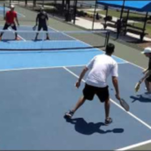 FAST DRIVES PAINTING LINES! 4.0 Pickleball Rec Game at Midway Park in My...