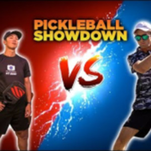 Pro Pickleball Player vs Two Amateurs