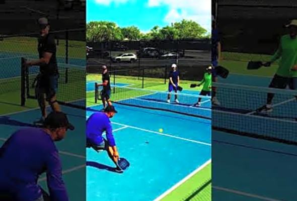 Poor decision leads to lost point #pickleball #pickleballhighlights #karaoke #singalong