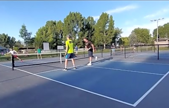 4.5 Early Morning Rec Play Full Match - Rexburg Pickleball