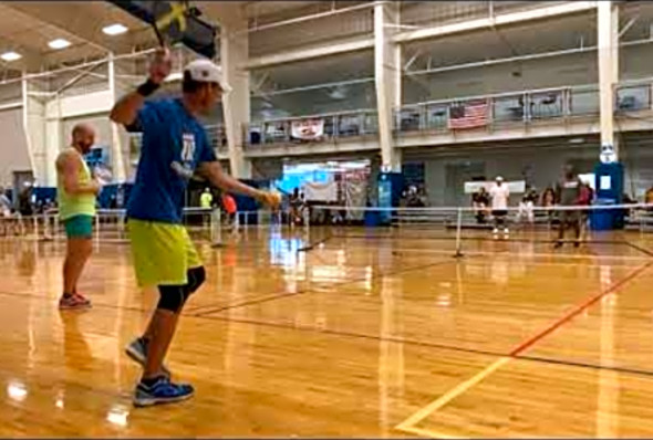 Mens 5.0 doubles at the USA Pickleball Mid-Atlantic South Tournament m September 27, 2020