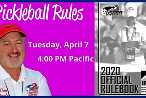 Pickleball Rules-Don Stanley-Certified Referee-AMA (ask me anything)