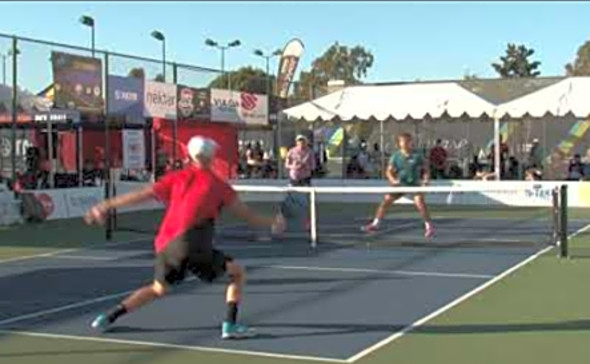 Newport Beach Winter Open - Pro Mix Doubles - Johns/Jardim vs Team Newman in the Semi Final Match