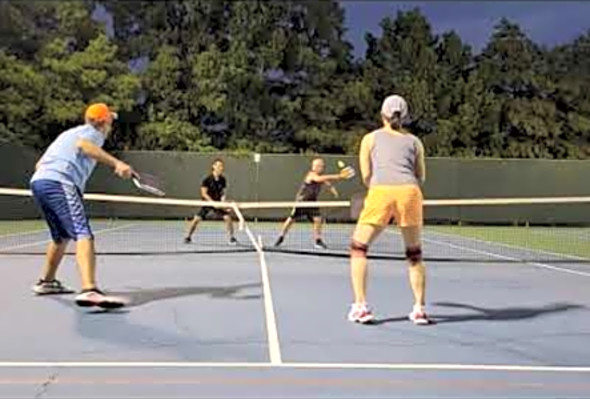 Lily / Glenn vs Barry / Rich All the good points Sept 13th Pickleball match play