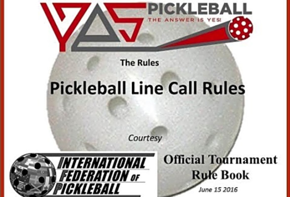 Official Pickleball Rules for Line Call Rules