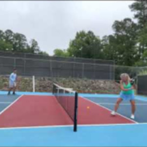 Pickleball lesson with Vu Nguyen in Augusta Georgia June 2 backhand dink