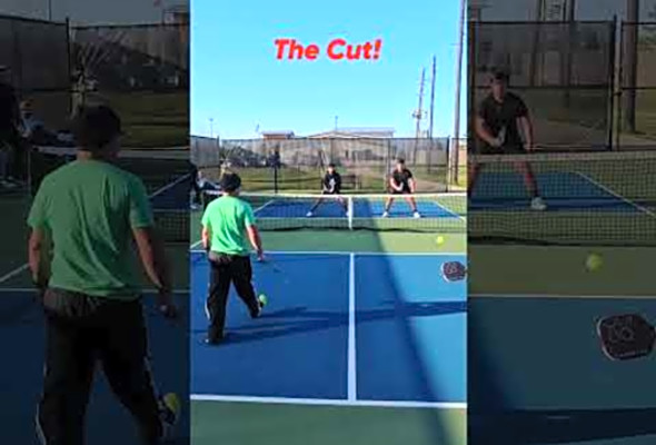 The Cut! #thepickleballrunner #pickleball #pickleballhighlights #highlights #shorts