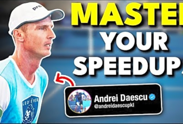 MASTER Your Pickleball Speedups With Top Pro Andrei Daescu!