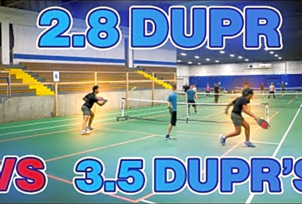 Can I beat 3.5 DUPRs in Pickleball Doubles?
