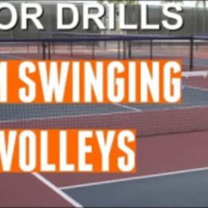 Pickleball Tutor Drills with Simone Jardim: Where to Aim Swinging Volleys