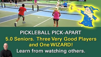 Pickleball! 5.0 Mixed Doubles Match! A Shot You&#039;ve Never Seen Before! Learn from Watching Others!