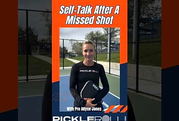 Self-Talk Tip for Handling Mistakes by Pro Pickleball Player Allyce Jones #pickleroll #athlete