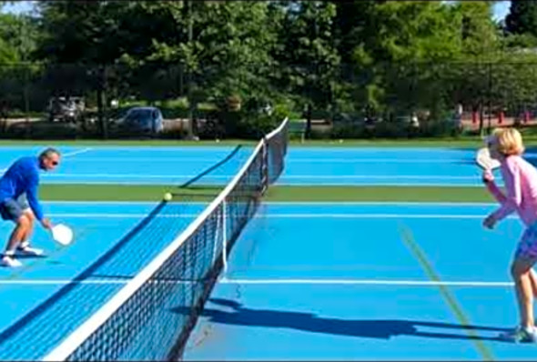 Demo Video: Topspin Backhand Half Volley Dink