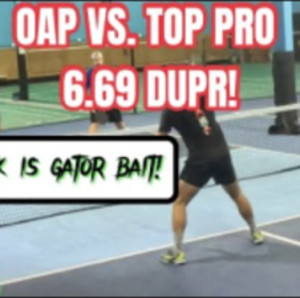 Advanced Pickleball vs. TOP PRO 6.69 DUPR!