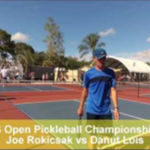 US Open Pickleball Mens Pro Singles - Rokicsak v Lois