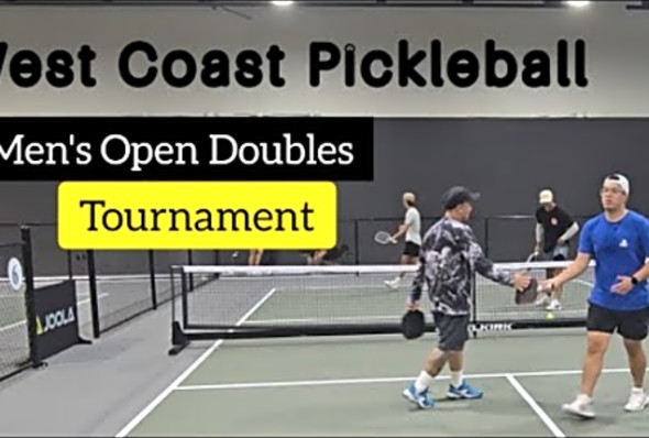 West Coast Pickleball - Men&#039;s Open Doubles - Tournament - Moneyball - SoCal - Orange County