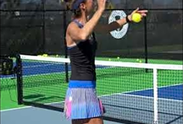 Pickleball #shorts - Top spin Volley Breakdown Part 1