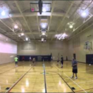 Game 1 Bob and Jordan vs Tanner and I Pickleball 2015 Summer Ladder League