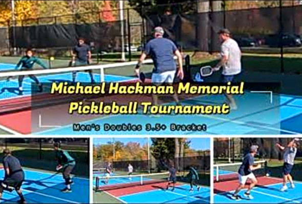 Michael Hackman Memorial Pickleball Tournament - Men&#039;s Doubles