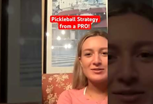 Pickleball strategy from a PRO! #pickleball #sports #pickleballpodcast #pickleballnews #strategy