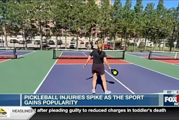 Pickleball injuries spike as the sport gains popularity, doctors say