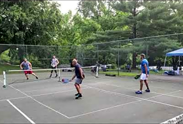 Frank&#039;s pickleball tournament July 17. First game