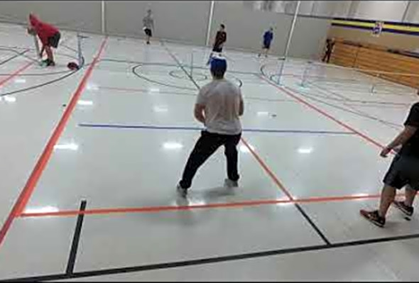 Week 8 Game 1 Winter 2017 Pickleball Ladder League