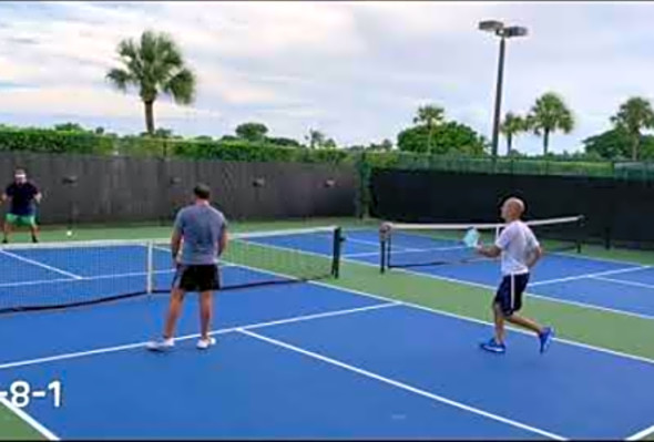 PICKLEBALL - G2 - TOBY JAY vs MARC MICHAEL - Kings Point 07-11-19