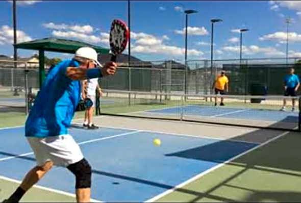 2019 National Senior Games Pickleball Championships - Mens Doubles 65-69 - Loser Bracket - Semis