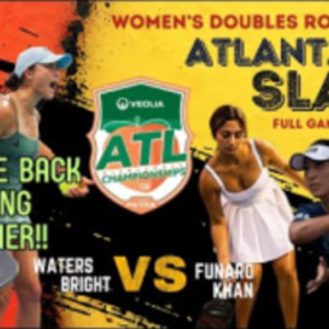 NEW TEAMMATES Waters &amp; Bright vs Funaro Khan at Atlanta Pickleball Champ...